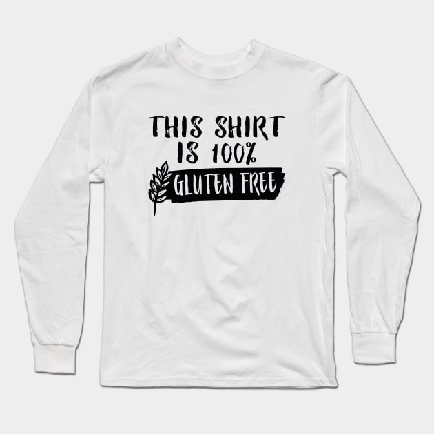 Gluten Free Shirt Long Sleeve T-Shirt by LuckyFoxDesigns